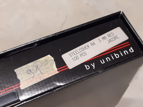 Unibind steelcover a4 3 - x,